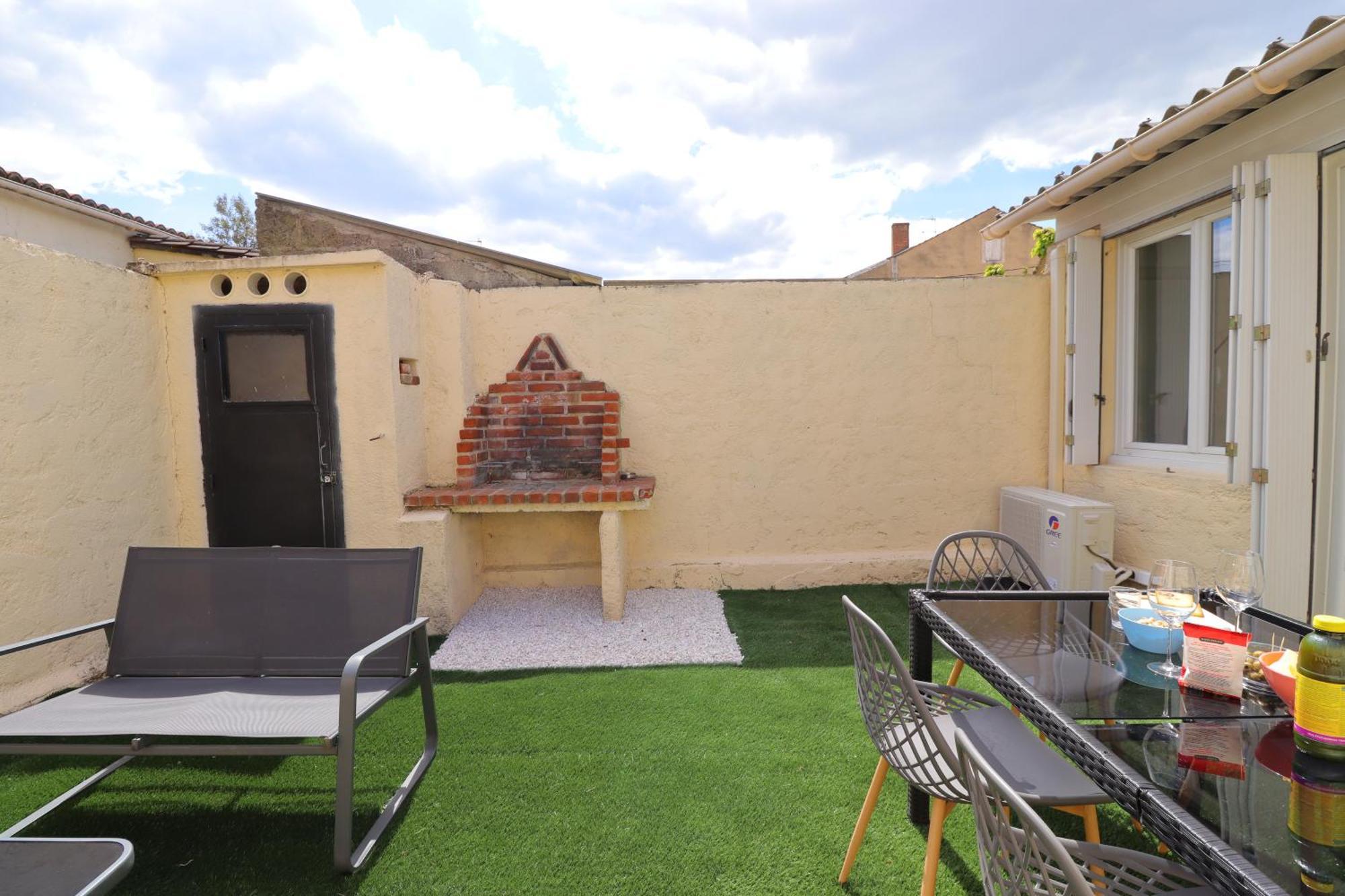 ברגרק Le Patio - Spacieux T3 Avec Climatisation Et Jardin Privatif מראה חיצוני תמונה