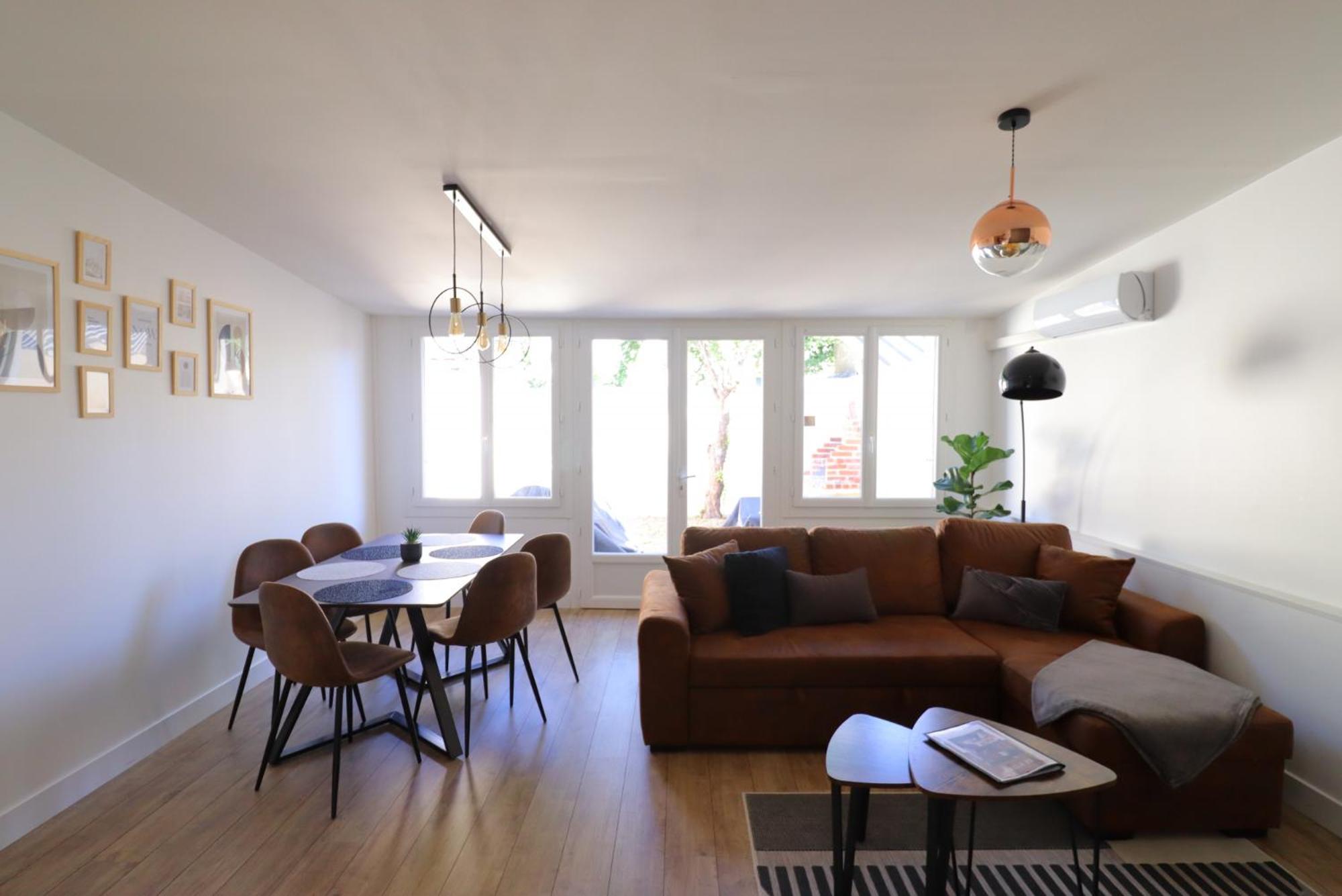 ברגרק Le Patio - Spacieux T3 Avec Climatisation Et Jardin Privatif חדר תמונה