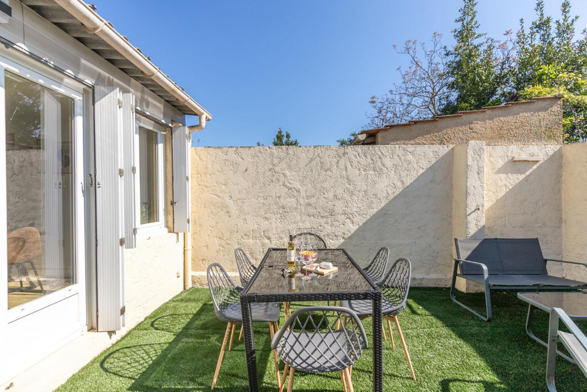 ברגרק Le Patio - Spacieux T3 Avec Climatisation Et Jardin Privatif מראה חיצוני תמונה